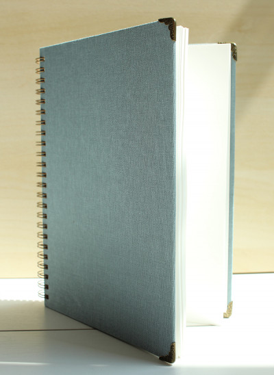 Grijze photobooth gastenboek van Fotodoos